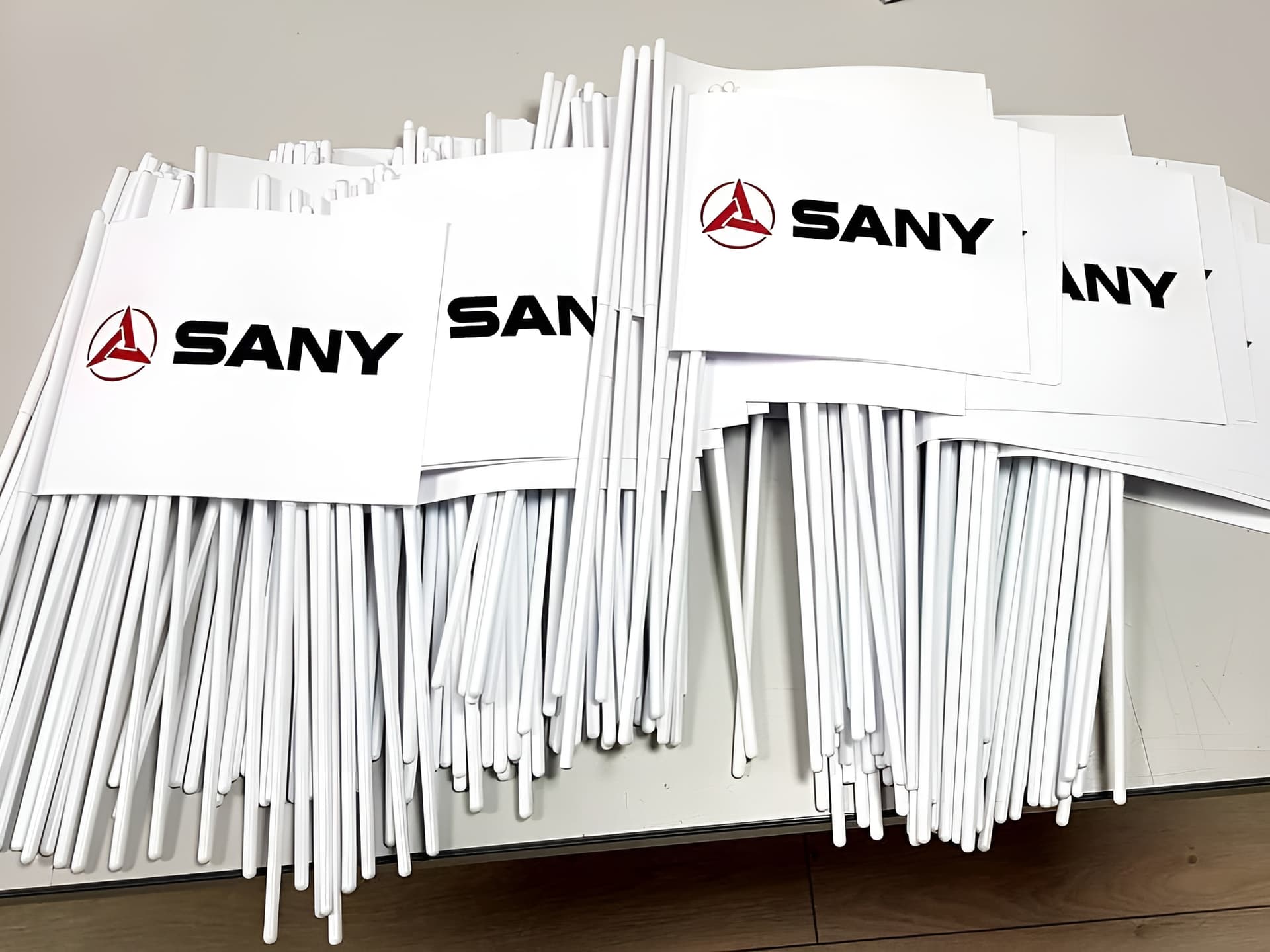 Flag with Metal Base